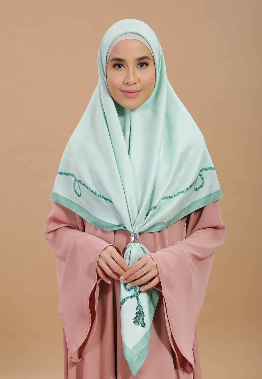 SQ MAYRAA JACQUARD TWILL IN MINT